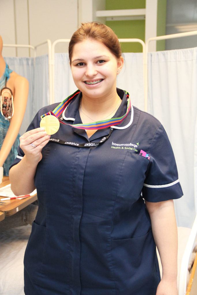 Rhianna takes Gold for Health and Social Care at UK WorldSkills Final