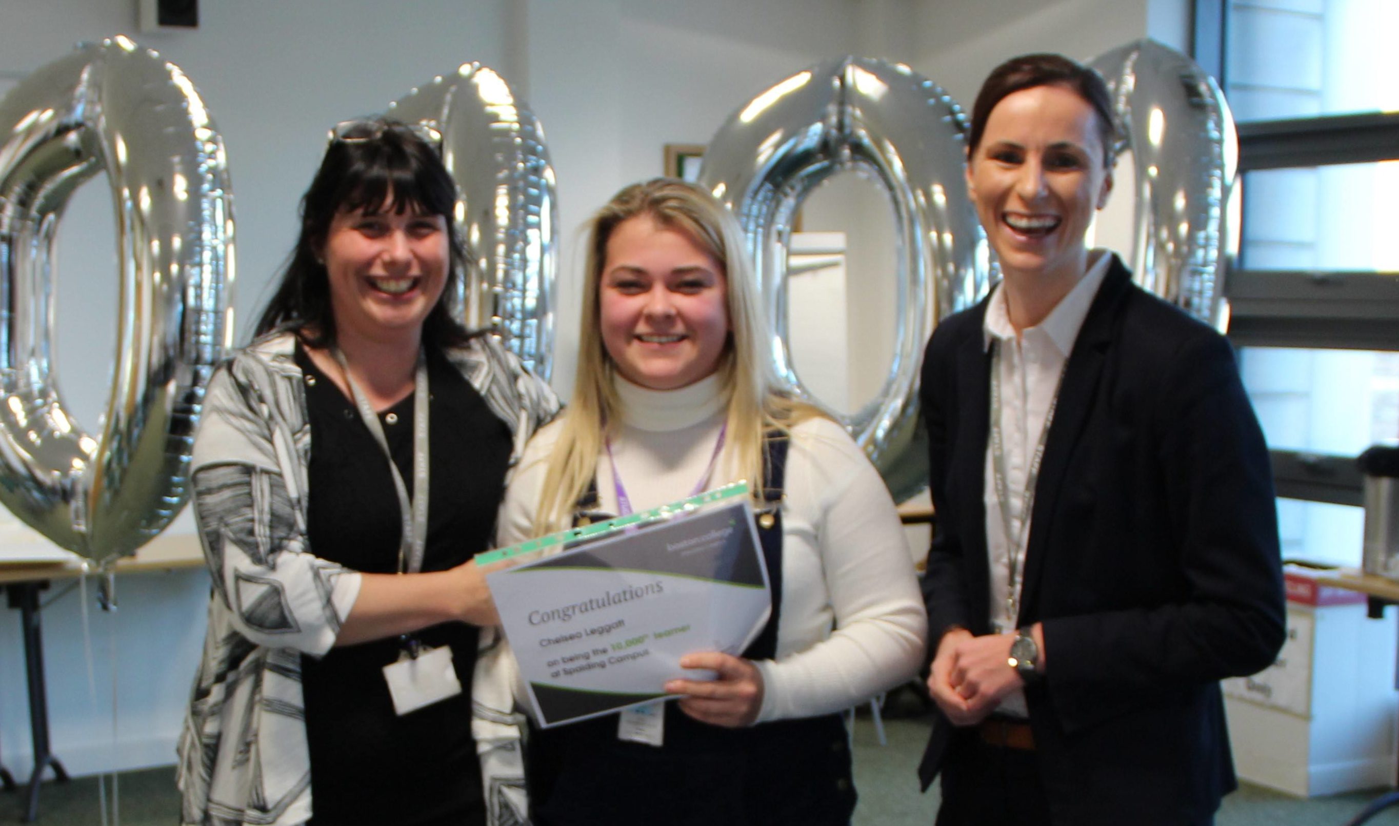 Spalding Campus Celebrate 10,000th Learner