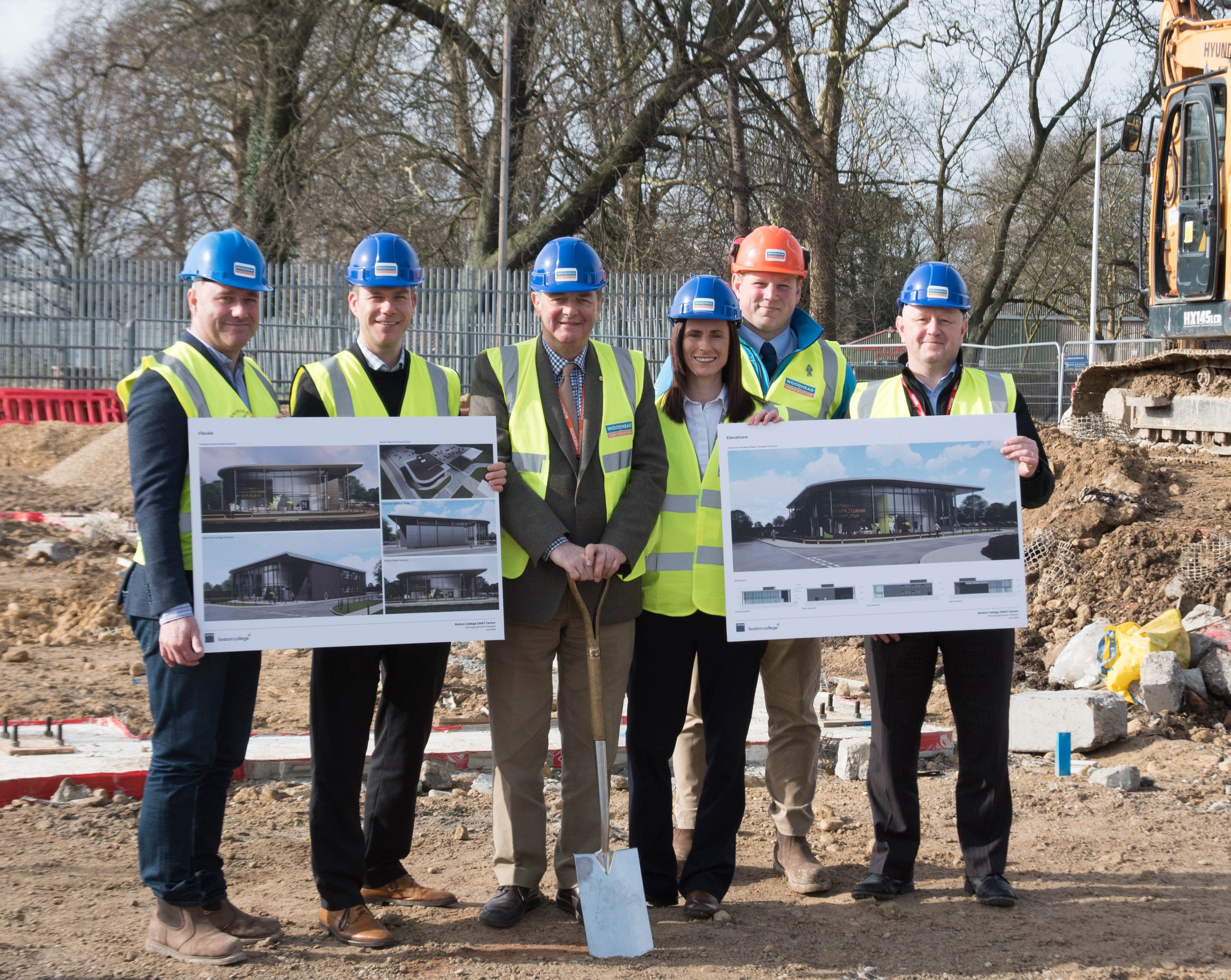 Celebrating Construction of Boston College's New EMAT Centre
