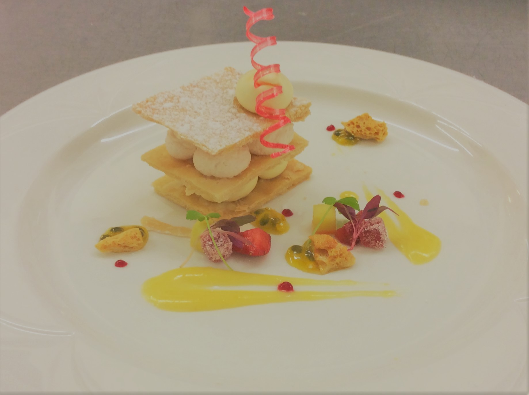 Meal prepared at Boston College Eden Restaurant