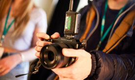 Close up of XLR Camera