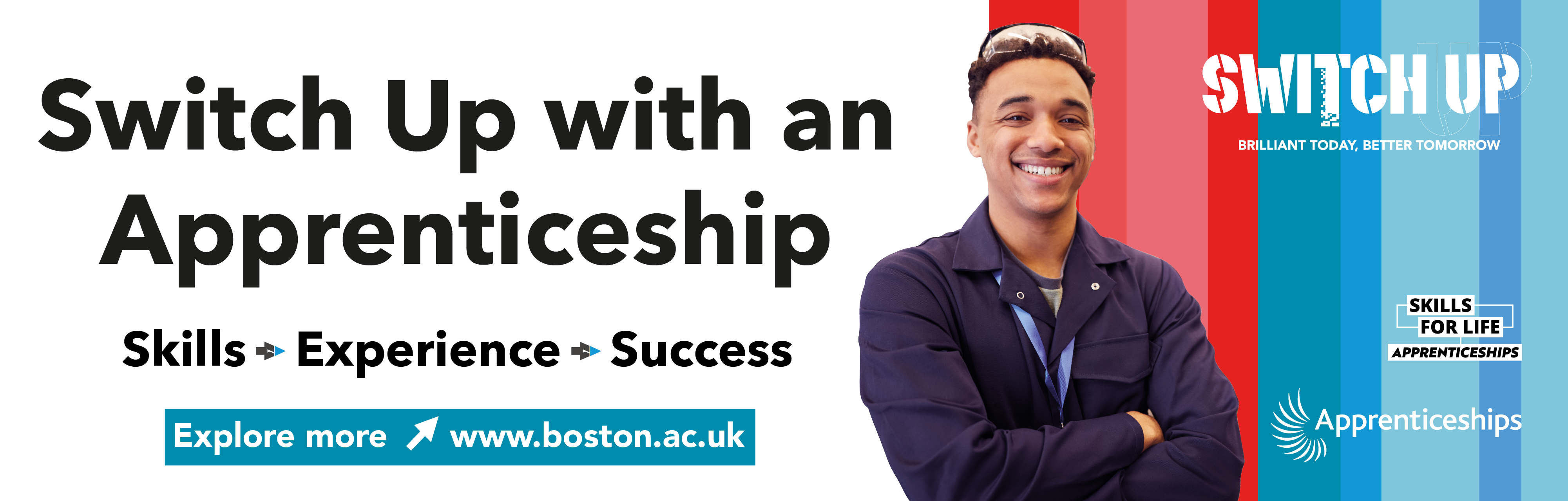 Apprenticeship Banner 2024 - Switch up with an Apprenticeship