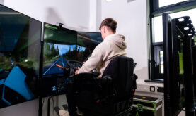 Boston College Learner using the Driving Simulator