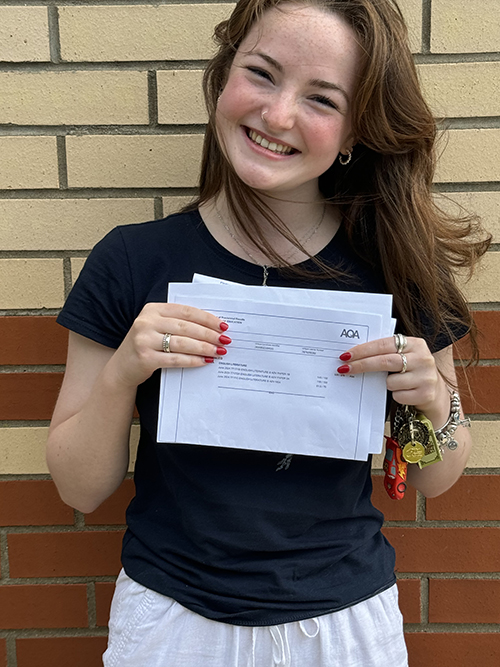 Smiley A Level learner
