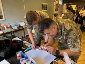 RAF personnel take part in Air Frying Activity at Festival of Learning