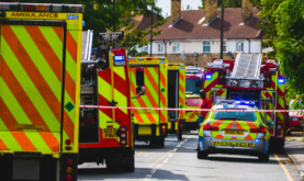 Uniformed Public Services Banner Picture - Emergency Services responding incident